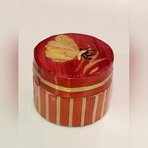 Vintage small round trinket - Picture 2 of 8